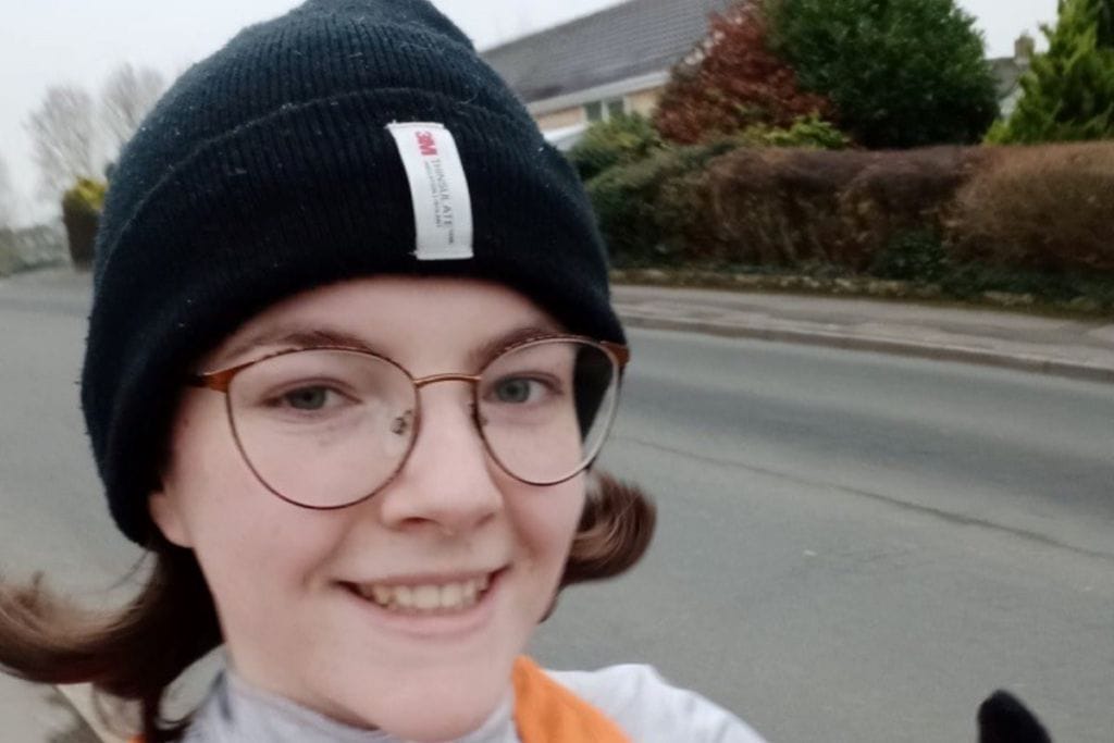 Imogen Wood, our support worker for Care in the Home, smiling at the camera.